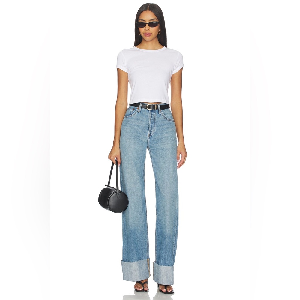Hudson Jeans - James High-Rise Wide Leg w/ Cuff